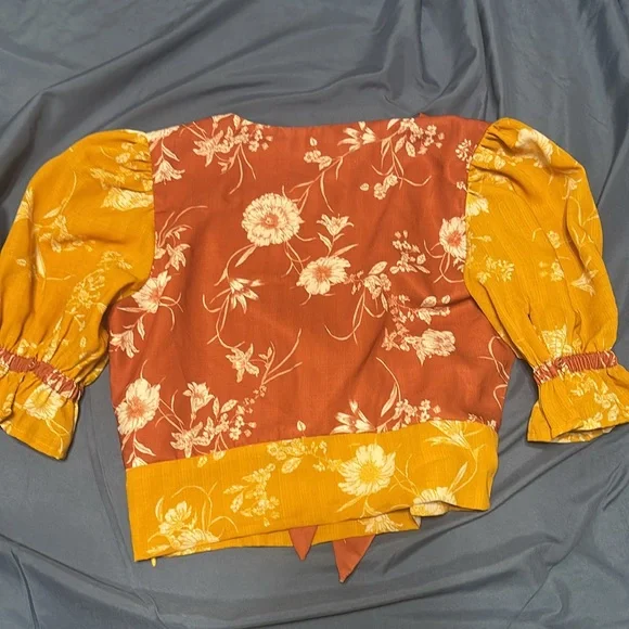 Bohemian Walter Baker Top  sz. S - Picture 5 of 5